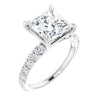 14K White | Square