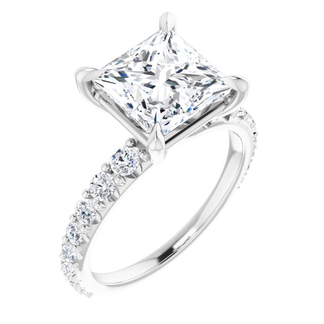 14K White | Square
