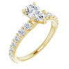 14K Yellow | Pear