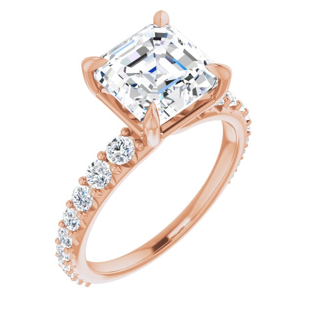 14K Rose | Asscher