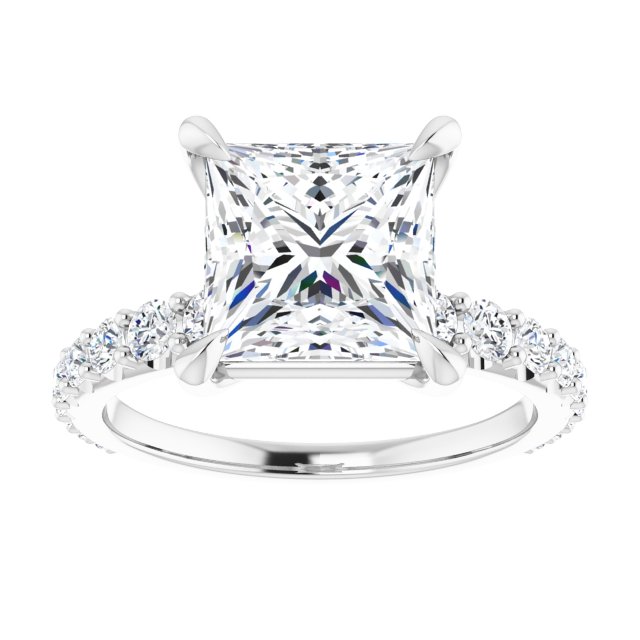 14K White | Square