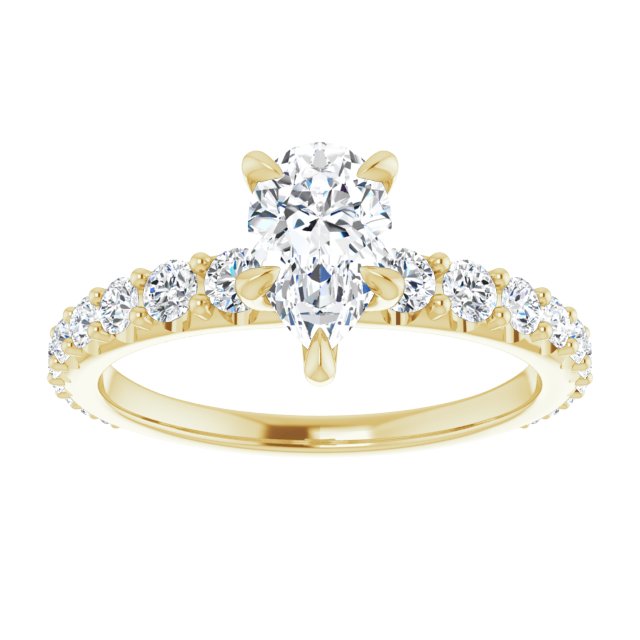 14K Yellow | Pear