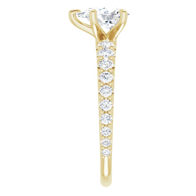 14K Yellow | Pear