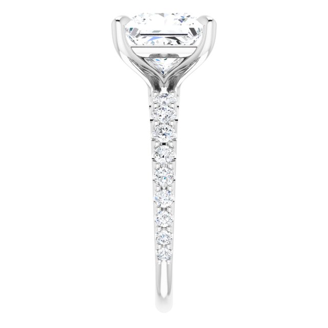 14K White | Square