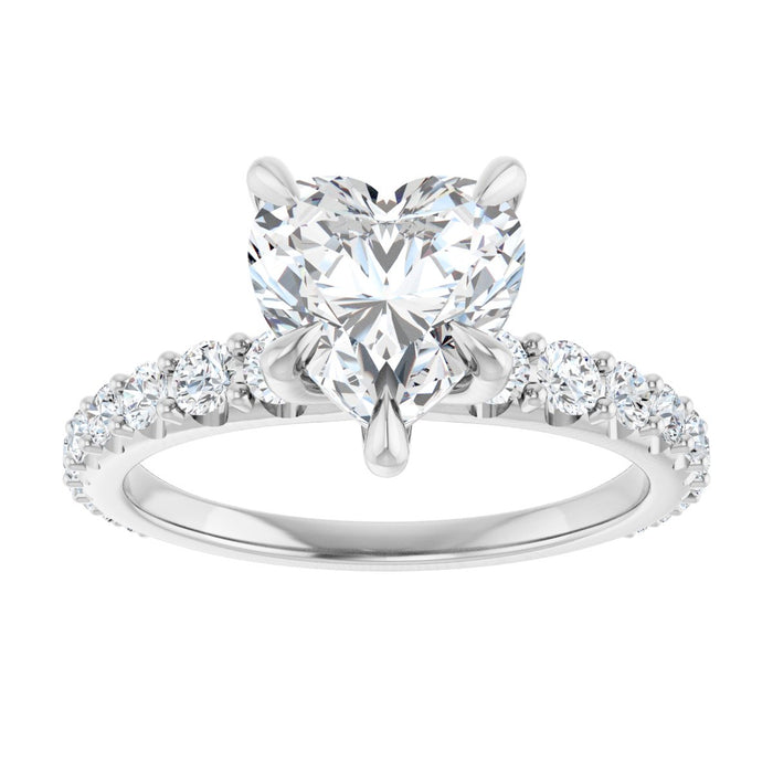 14K White