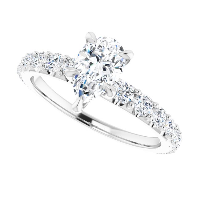 14K White | Pear