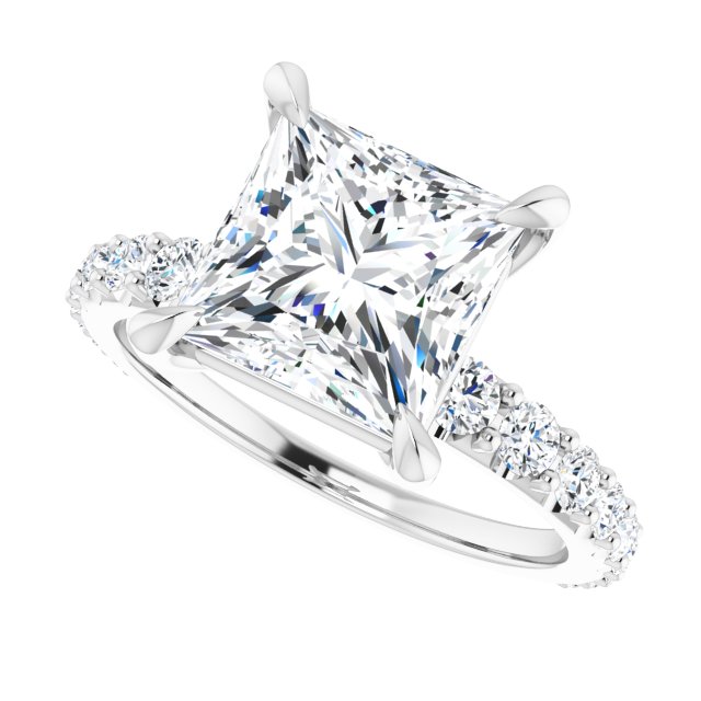 14K White | Square
