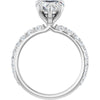 14K White