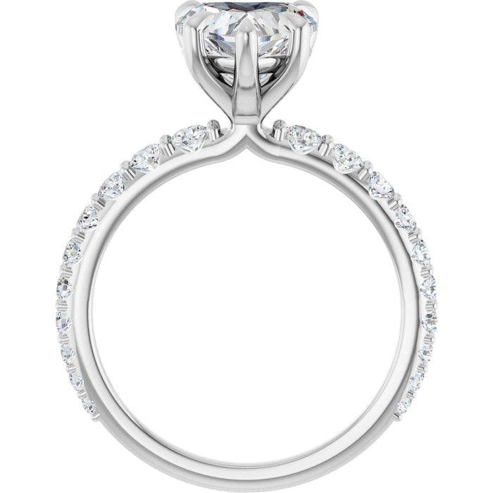 14K White