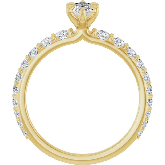 14K Yellow | Marquise