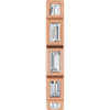 Lab-Grown Diamond | Straight baguette | 4 x 2mm
