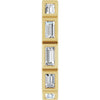 Lab-Grown Diamond | Straight baguette | 4 x 2mm