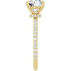 14K Yellow | Round