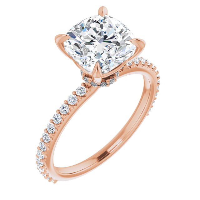14K Rose | Cushion