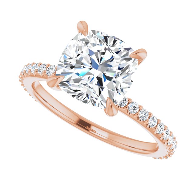 14K Rose | Cushion