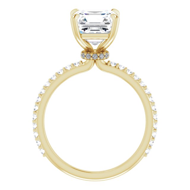 14K Yellow | Asscher