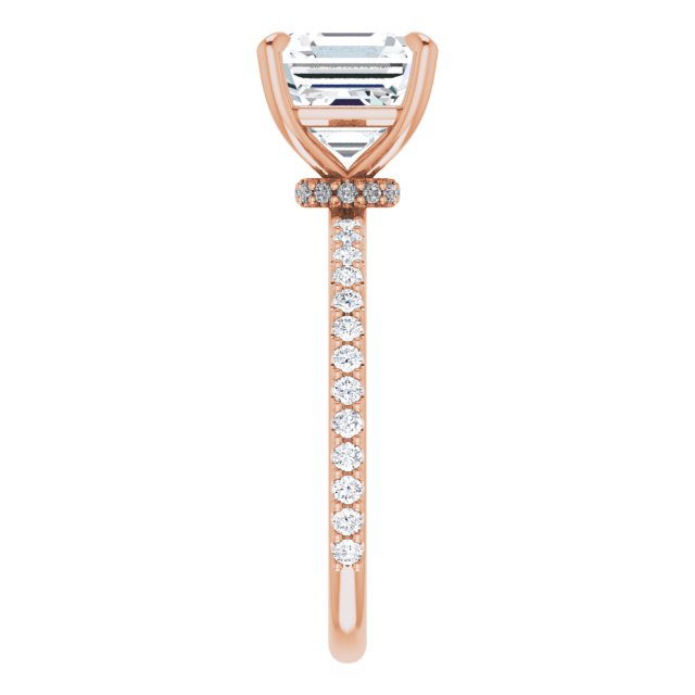 14K Rose | Asscher
