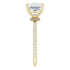 14K Yellow | Asscher