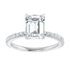 14K White | Emerald