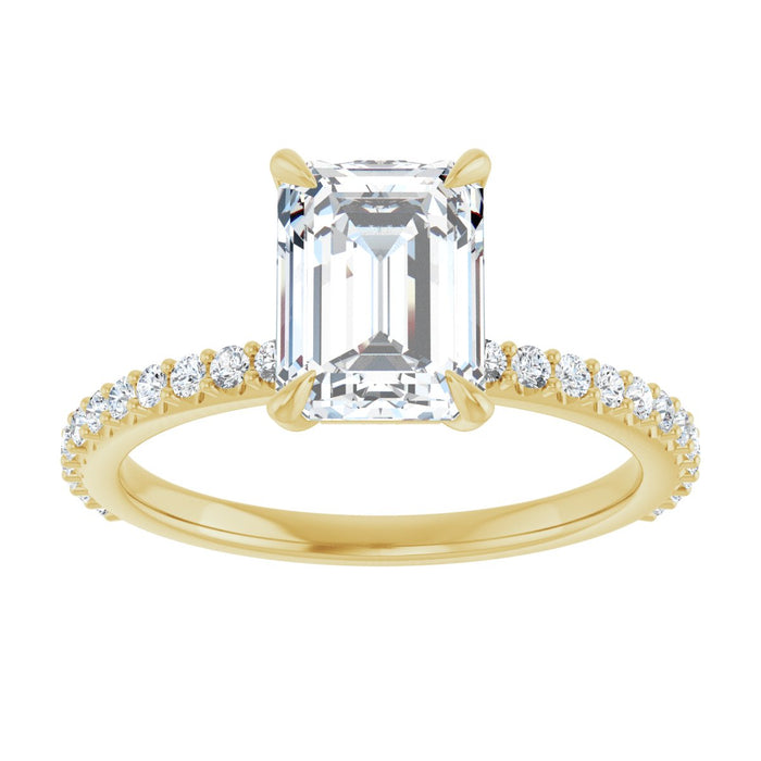 14K Yellow | Emerald