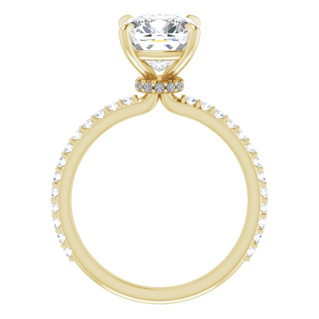 14K Yellow | Cushion
