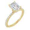 14K Yellow | Emerald