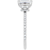 14K White | Emerald