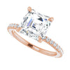 14K Rose | Asscher