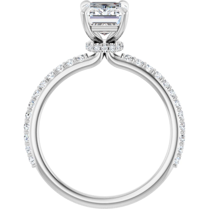 14K White | Emerald