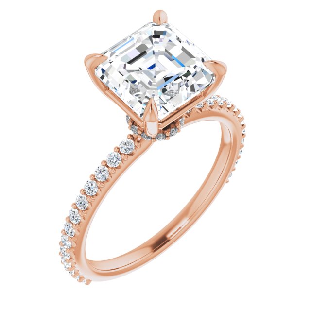 14K Rose | Asscher