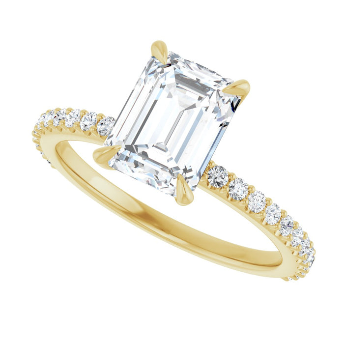 14K Yellow | Emerald