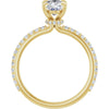 14K Yellow | Oval