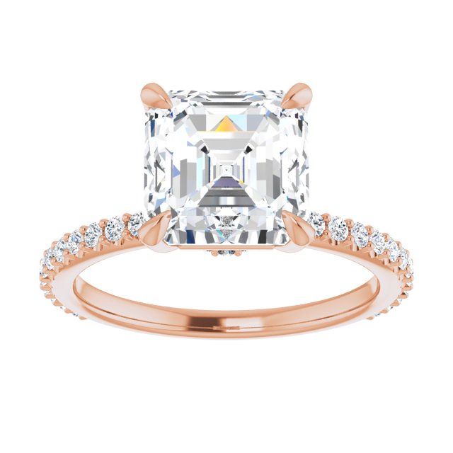 14K Rose | Asscher