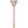 14K Rose | Oval