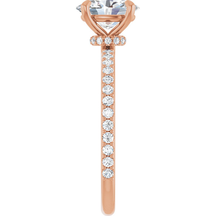 14K Rose | Oval