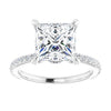 14K White | Square