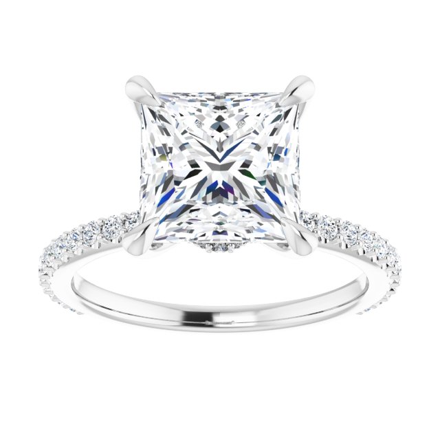 14K White | Square