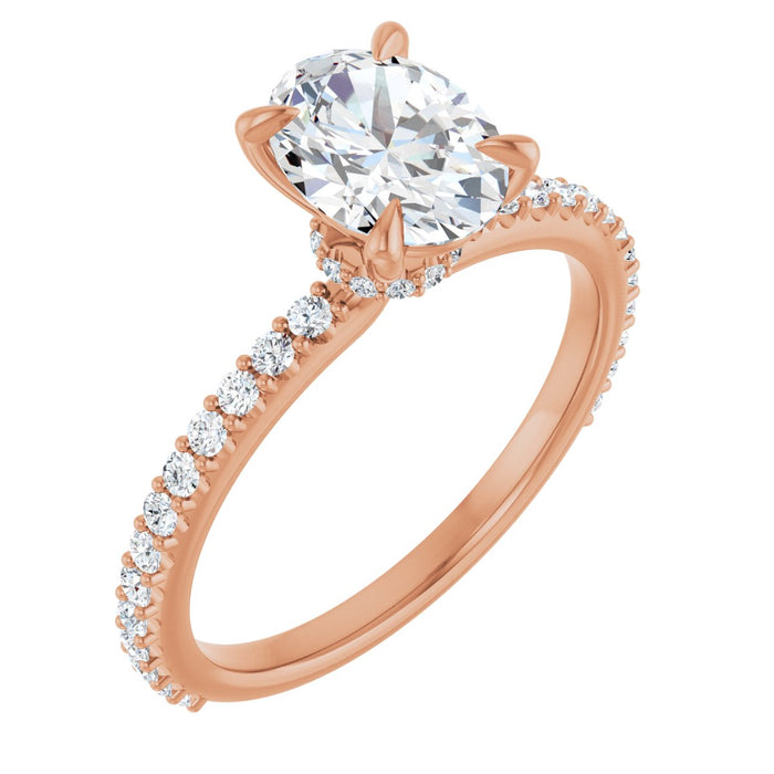 14K Rose | Oval