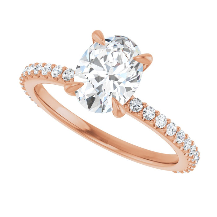 14K Rose | Oval