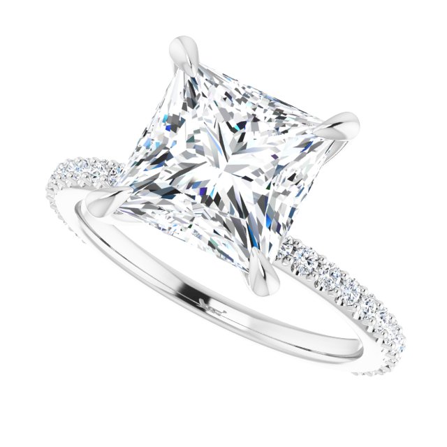 14K White | Square