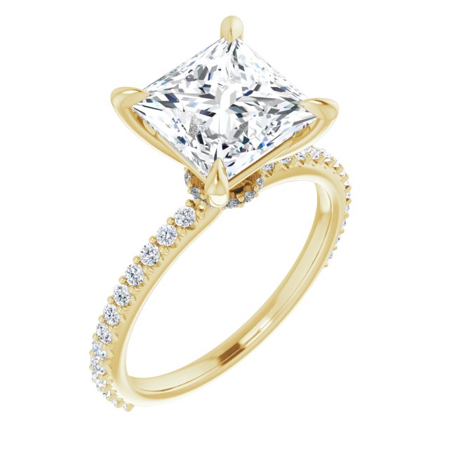 14K Yellow | Square