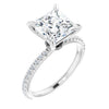 14K White | Square