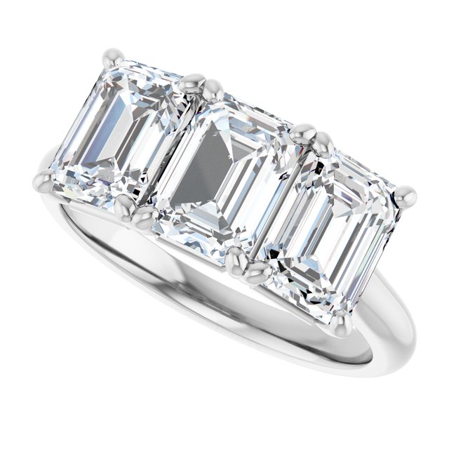 Natural Diamond | Emerald | 7 x 5mm | Lab-Grown Diamond | Emerald | 7 x 5mm