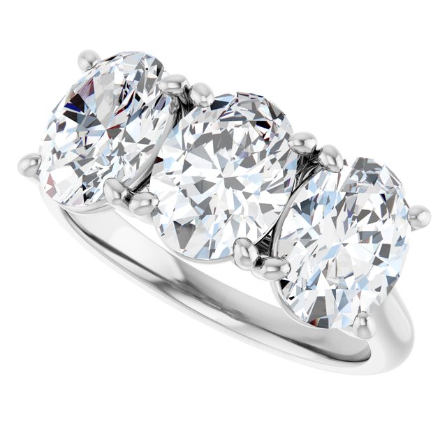 Natural Diamond | Oval | 8 x 6mm | Lab-Grown Diamond | Oval | 8 x 6mm