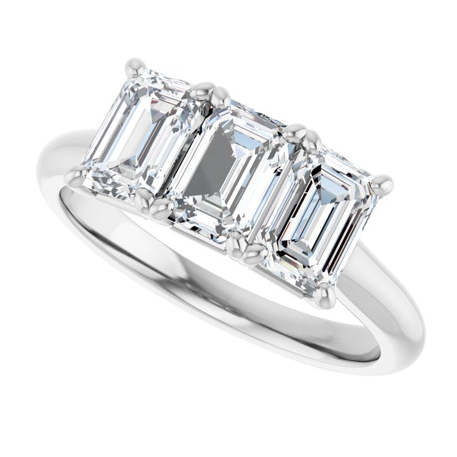 Natural Diamond | Emerald | 6 x 4mm | Lab-Grown Diamond | Emerald | 6 x 4mm