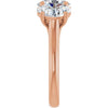 Natural Diamond | Oval | 8 x 6mm | Lab-Grown Diamond | Oval | 8 x 6mm