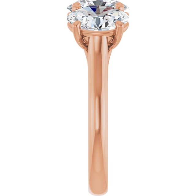 Natural Diamond | Oval | 8 x 6mm | Lab-Grown Diamond | Oval | 8 x 6mm