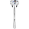 Natural Diamond | Oval | 8 x 6mm | Lab-Grown Diamond | Oval | 8 x 6mm