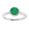 Lab-Grown Emerald | Round | 6mm