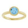 Natural Sky Blue Topaz | Round | 6mm